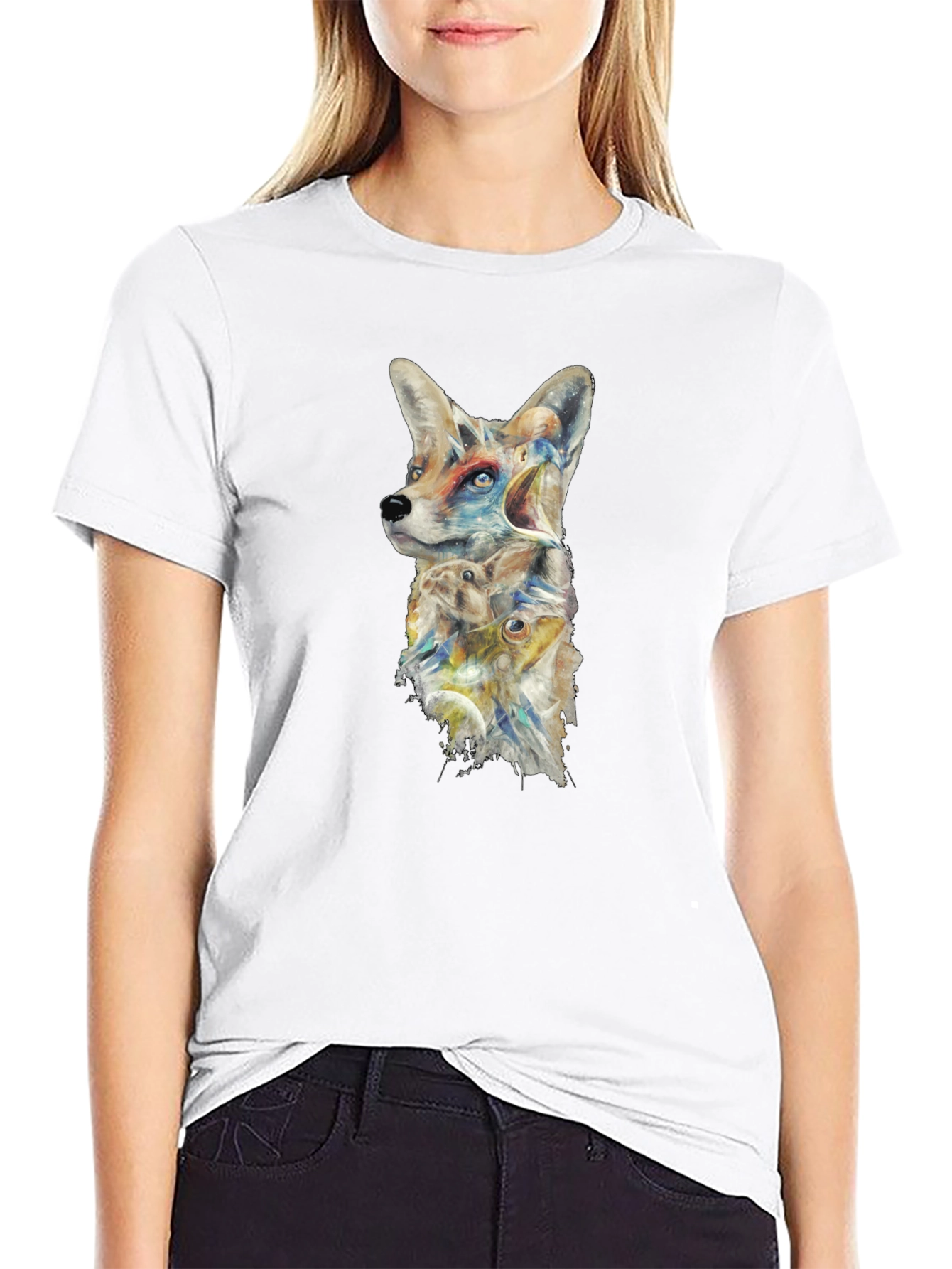 Animal Fusion Graphic Tee - Black