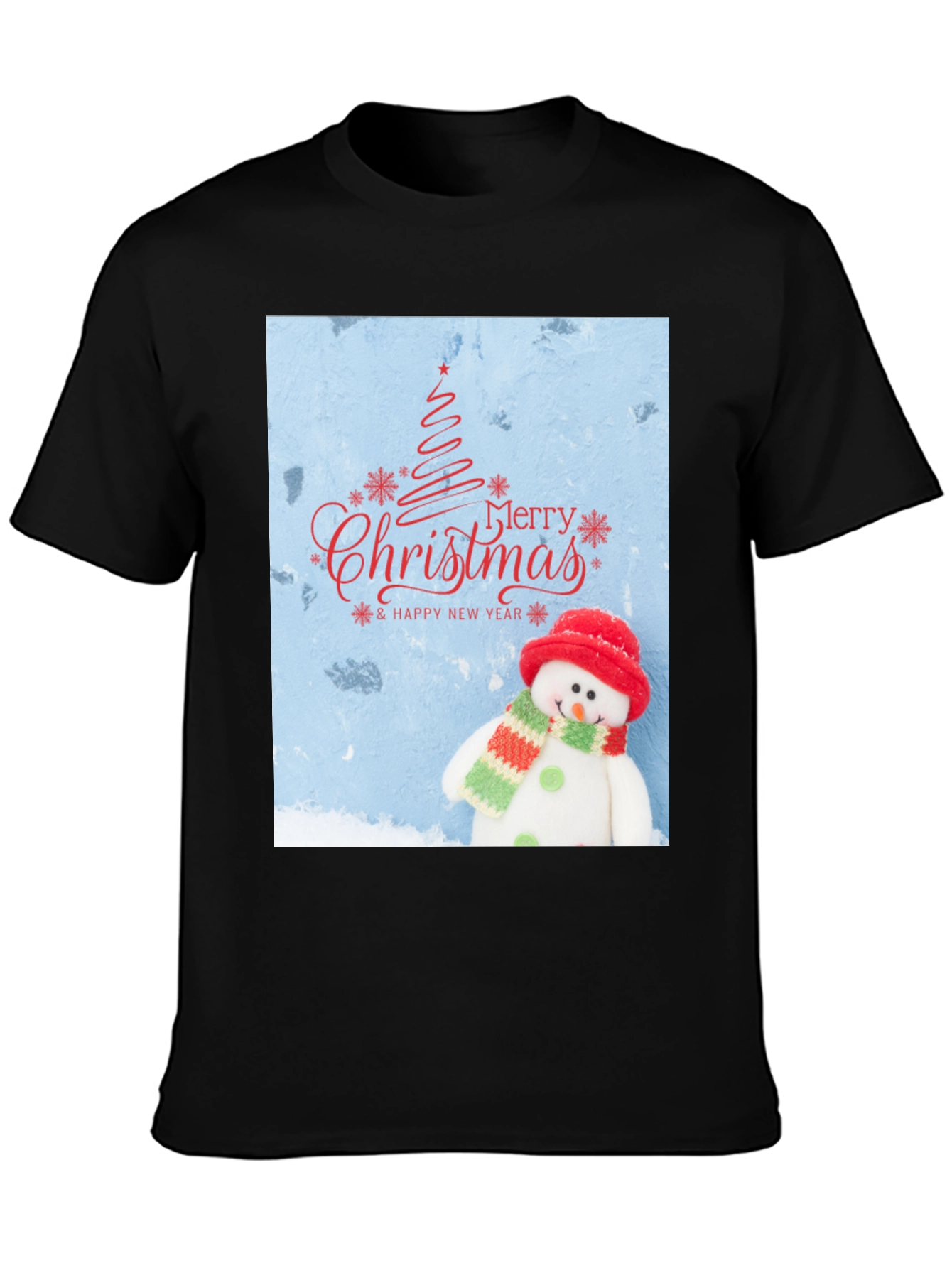 Festive Christmas Snowman T-Shirt