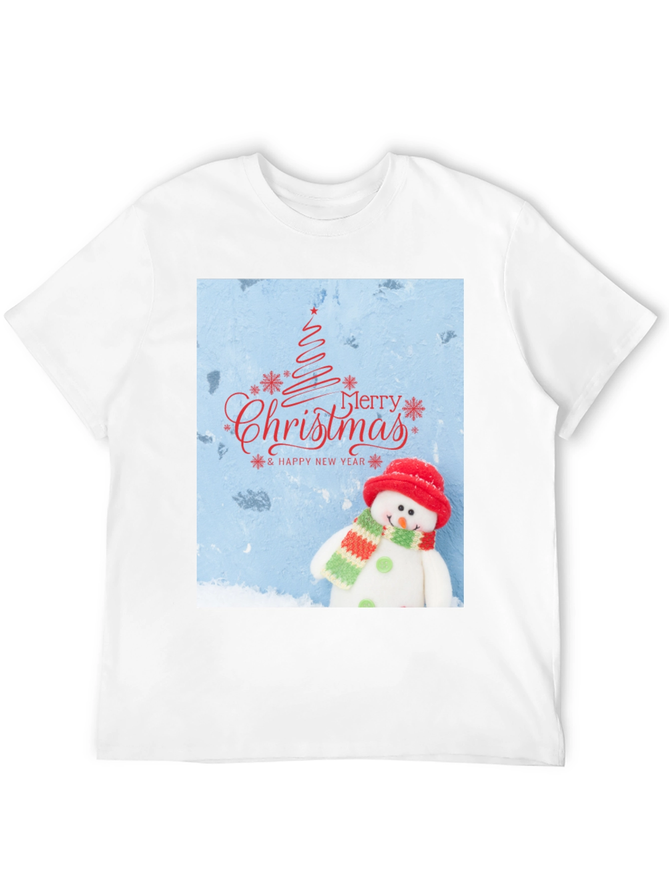 Festive Christmas Snowman T-Shirt