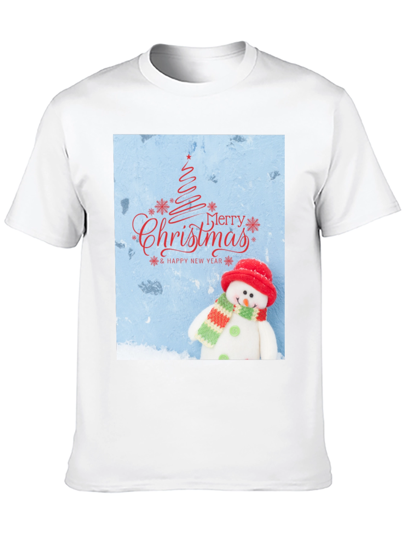 Festive Christmas Snowman T-Shirt