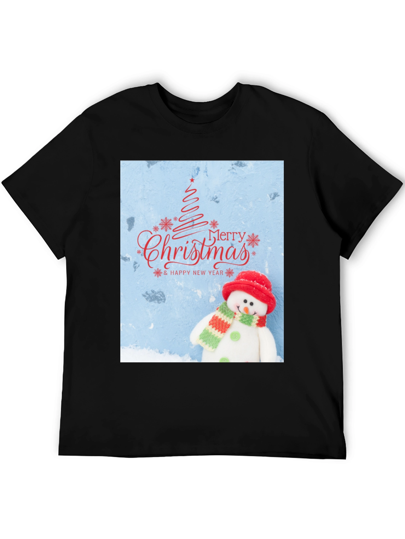 Festive Christmas Snowman T-Shirt
