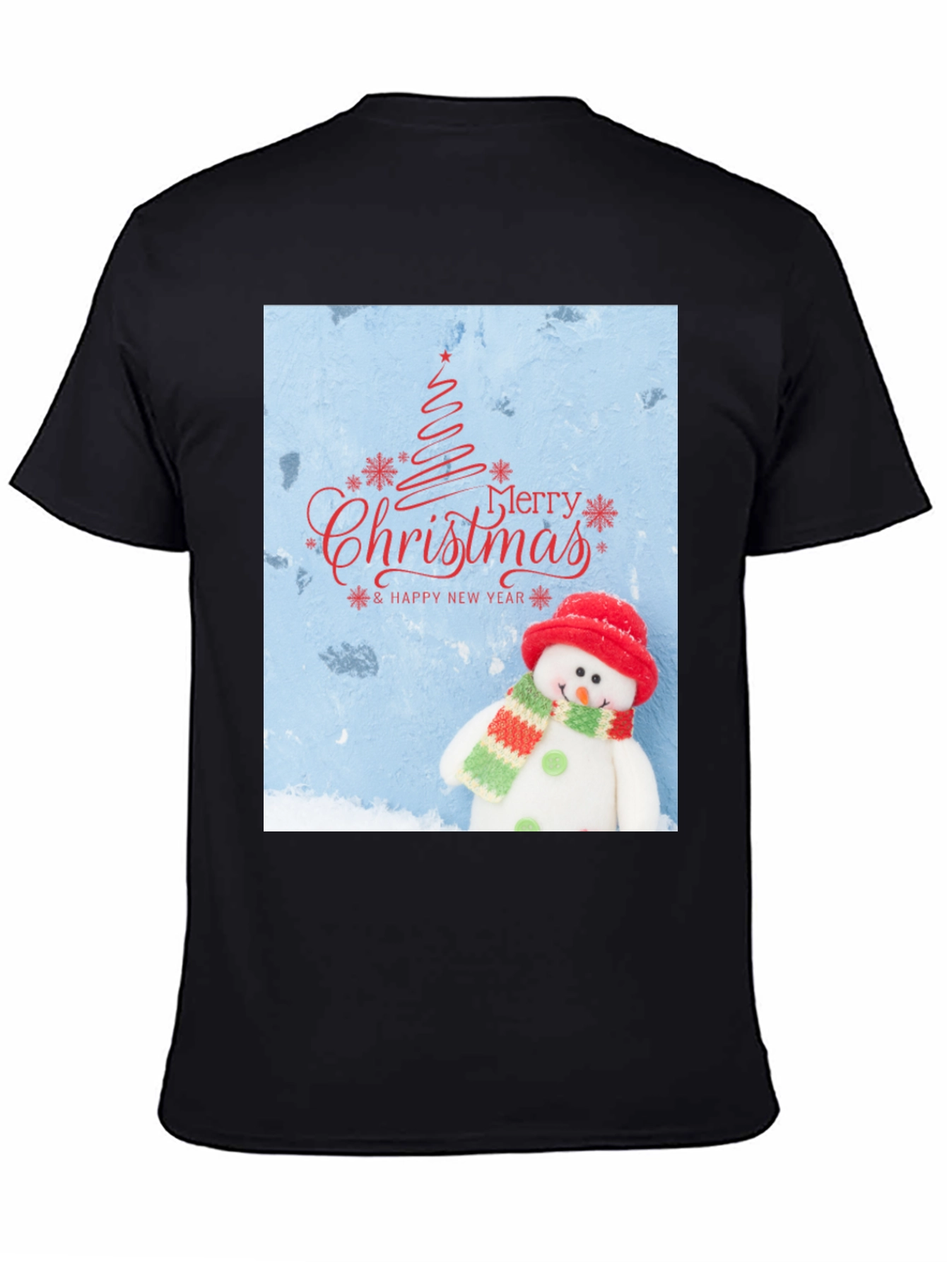 Festive Christmas Snowman T-Shirt