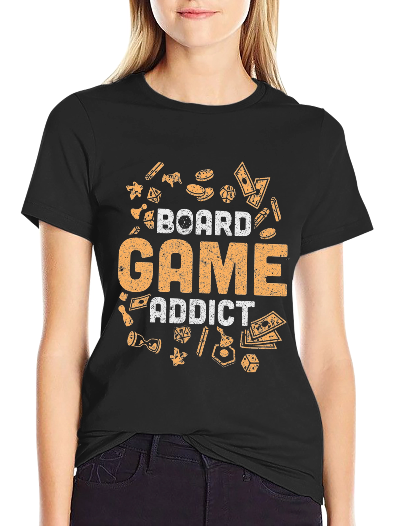 Board Game Addict Graphic T-Shirt - Unisex