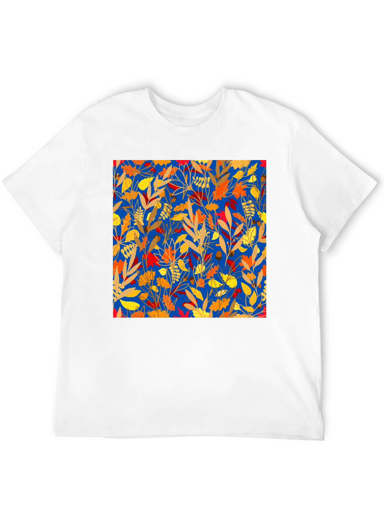 Autumn Leaves Graphic Print Tee