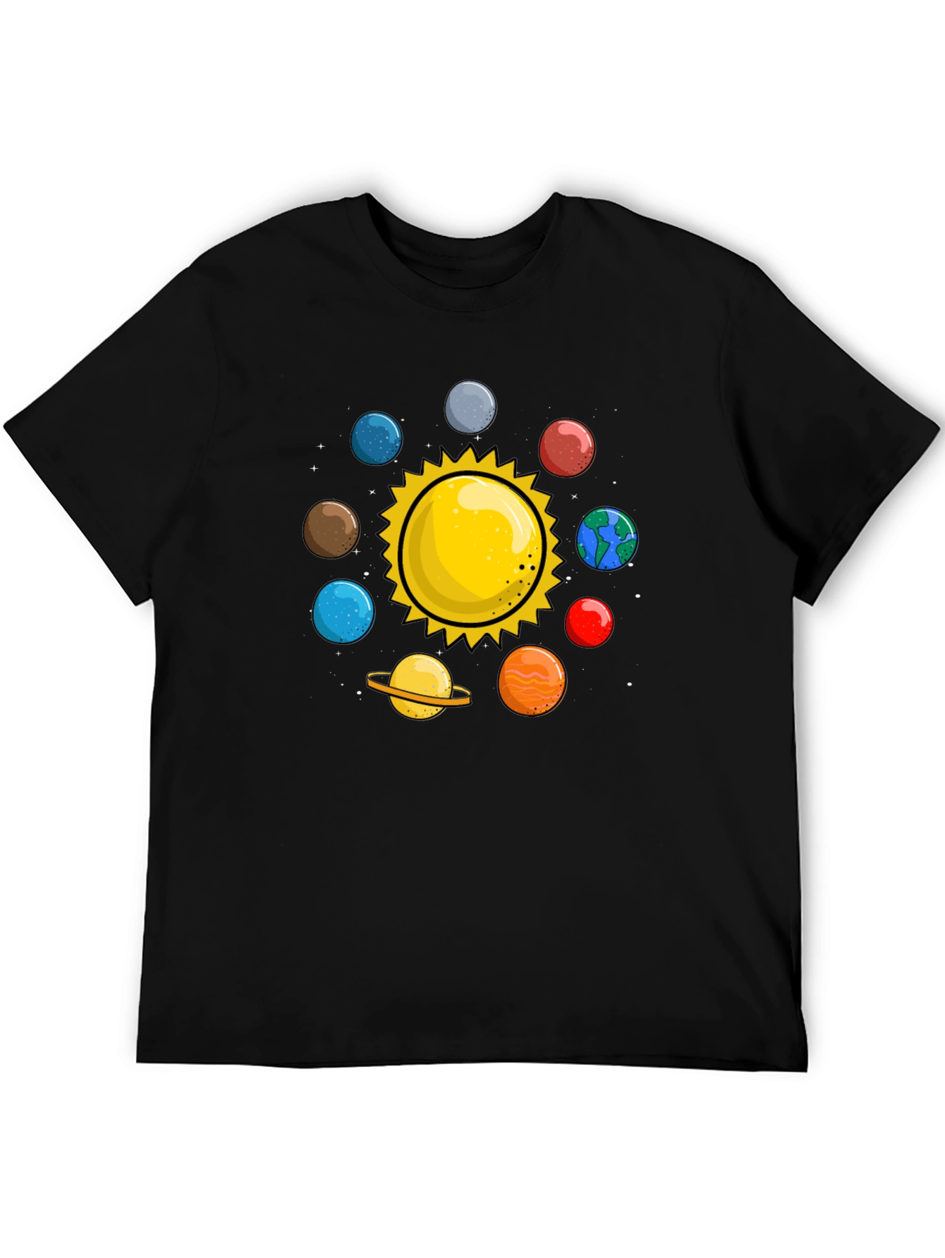 Solar System T-Shirt - Planets Graphic Tee