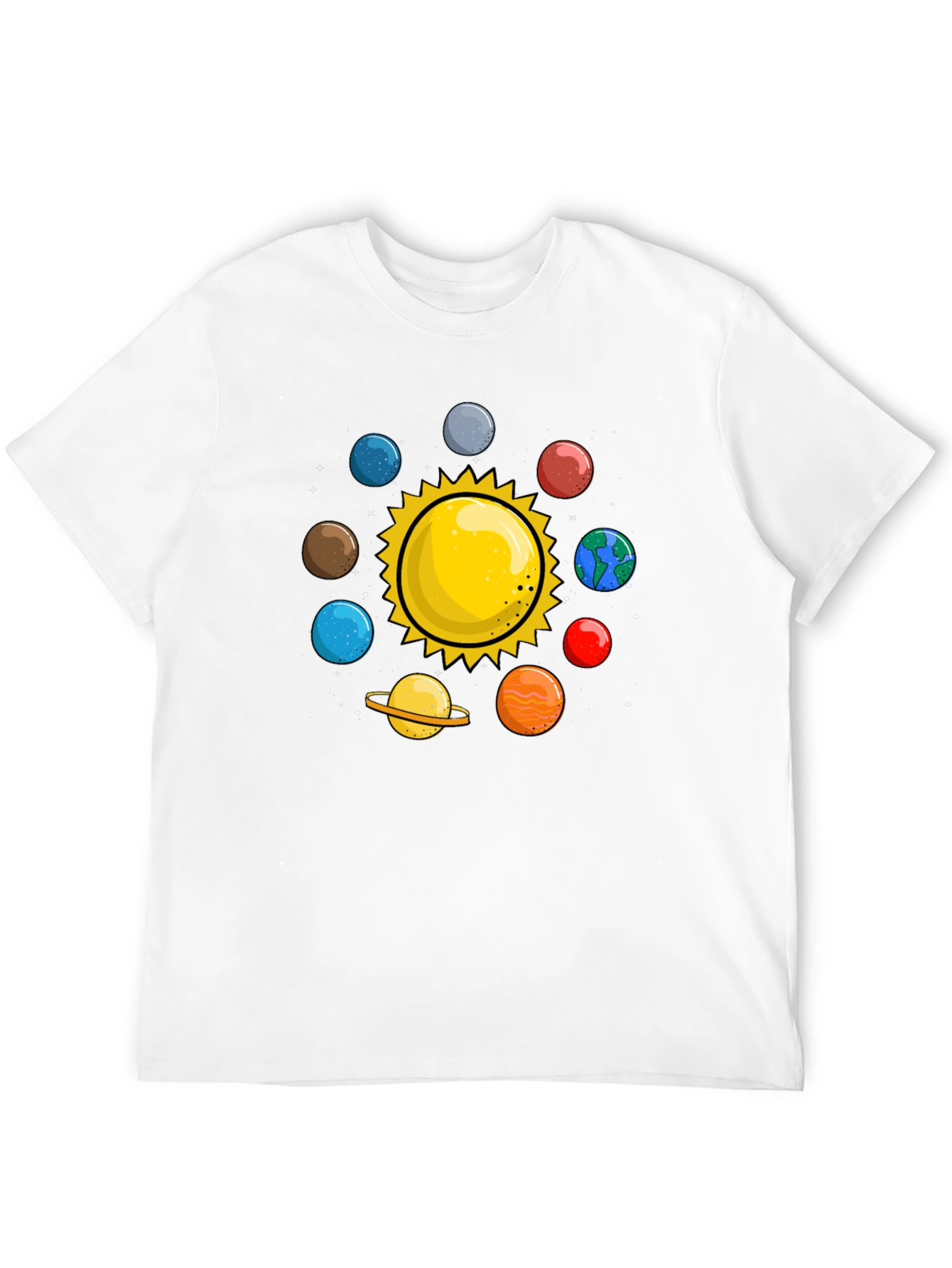 Solar System T-Shirt - Planets Graphic Tee