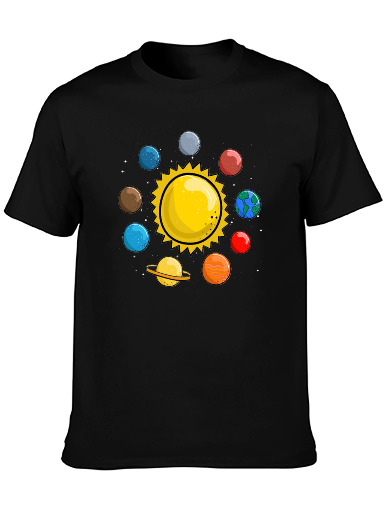 Solar System T-Shirt - Planets Graphic Tee