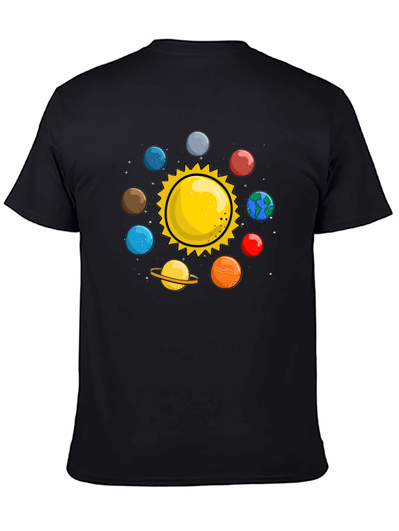 Solar System T-Shirt - Planets Graphic Tee