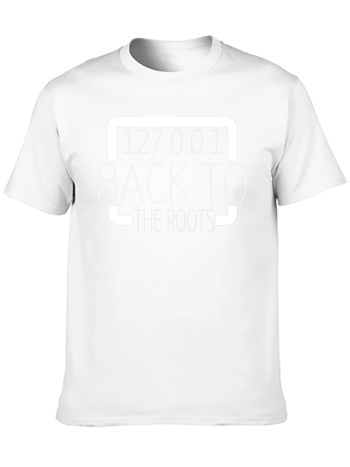 127.0.0.1 Back to the Roots Black T-Shirt