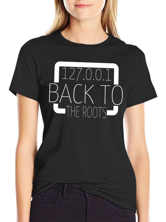 127.0.0.1 Back to the Roots Black T-Shirt