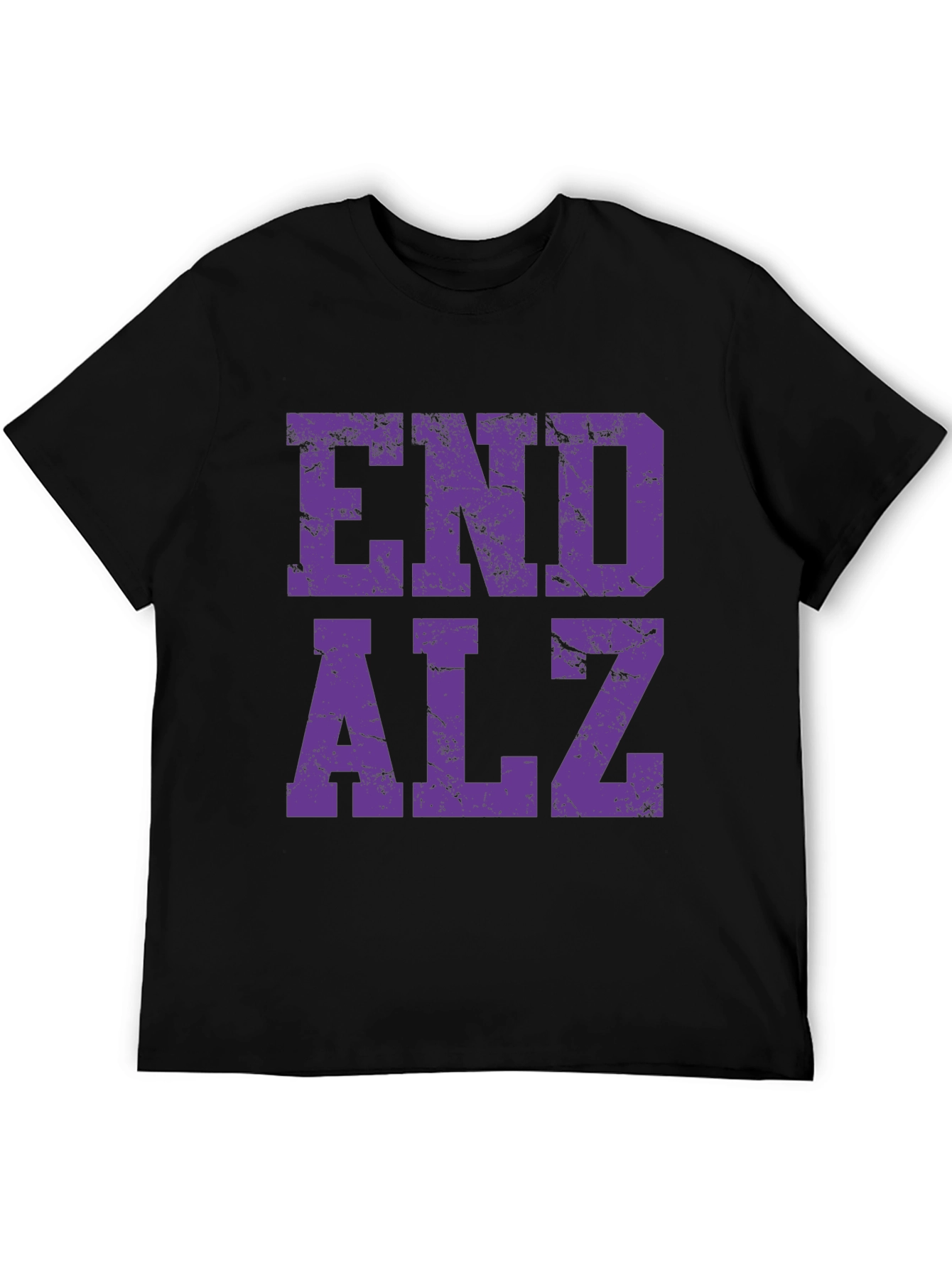 End ALZ Awareness T-Shirt - Black