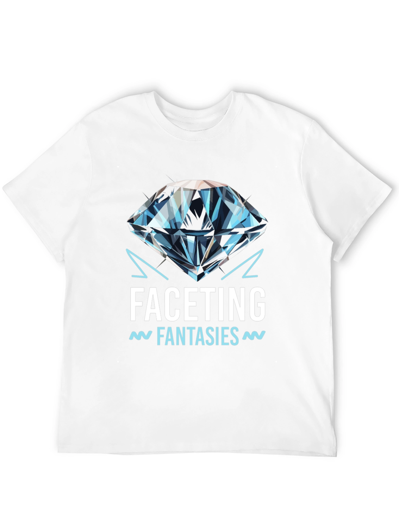 Facetting Fantasies Graphic Tee - Black