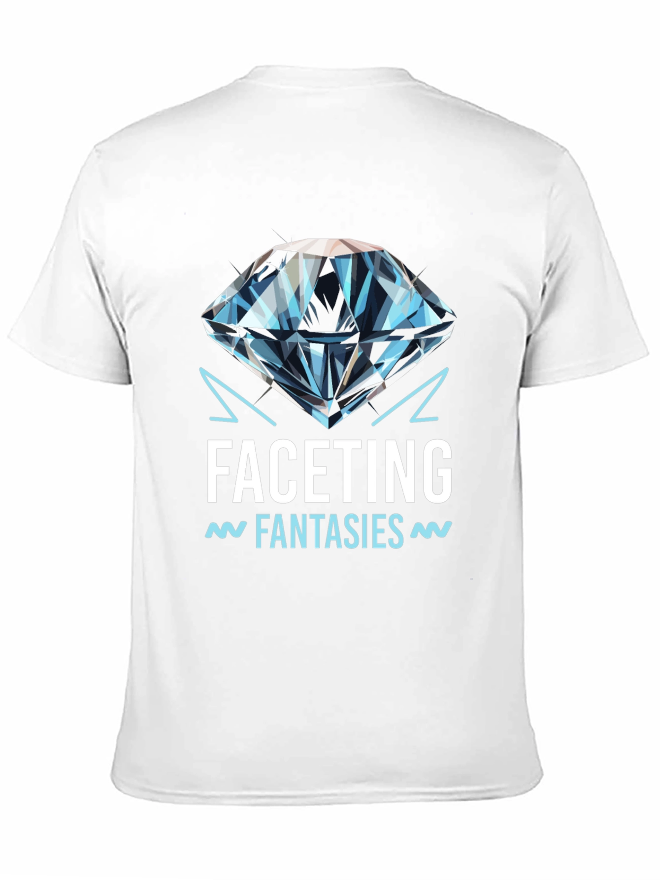 Facetting Fantasies Graphic Tee - Black