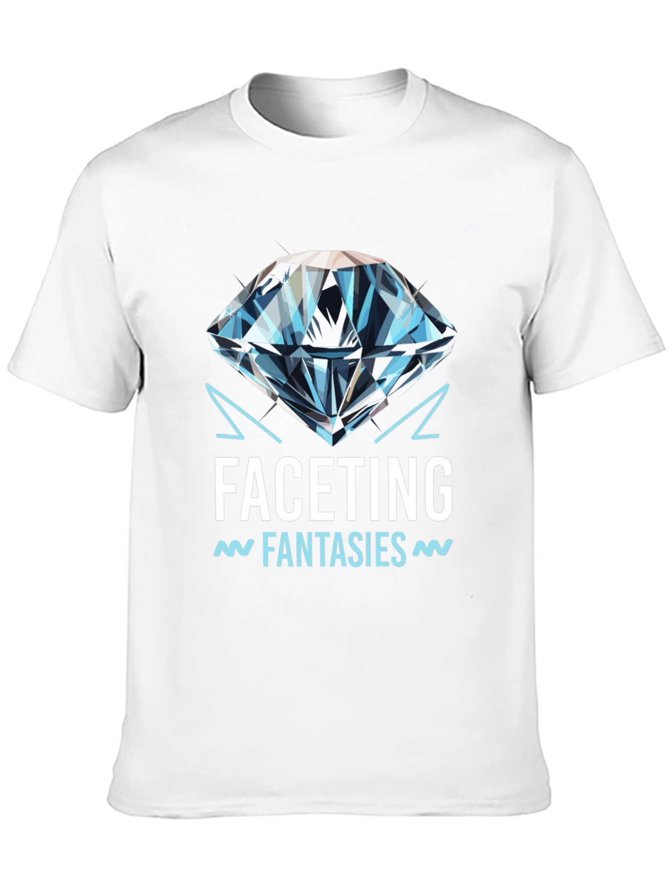 Facetting Fantasies Graphic Tee - Black