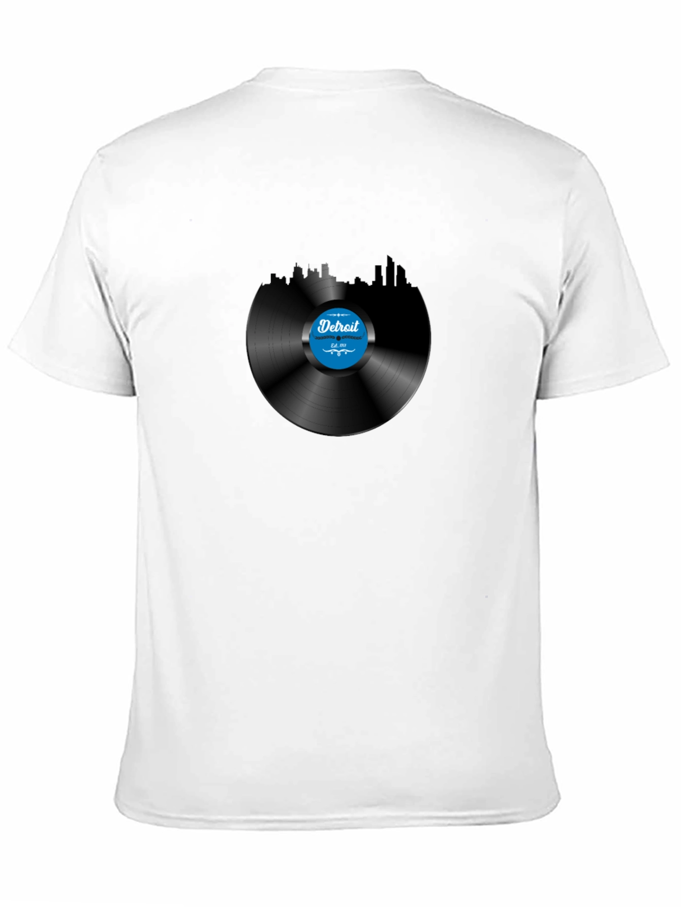 Detroit Vinyl Record Graphic Tee
