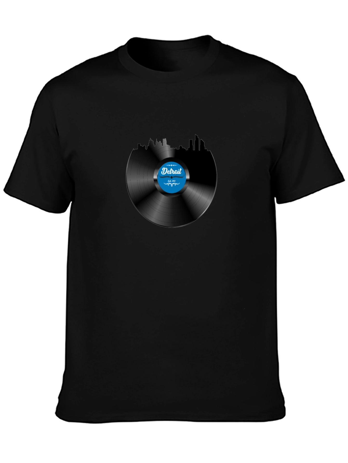 Detroit Vinyl Record Graphic Tee