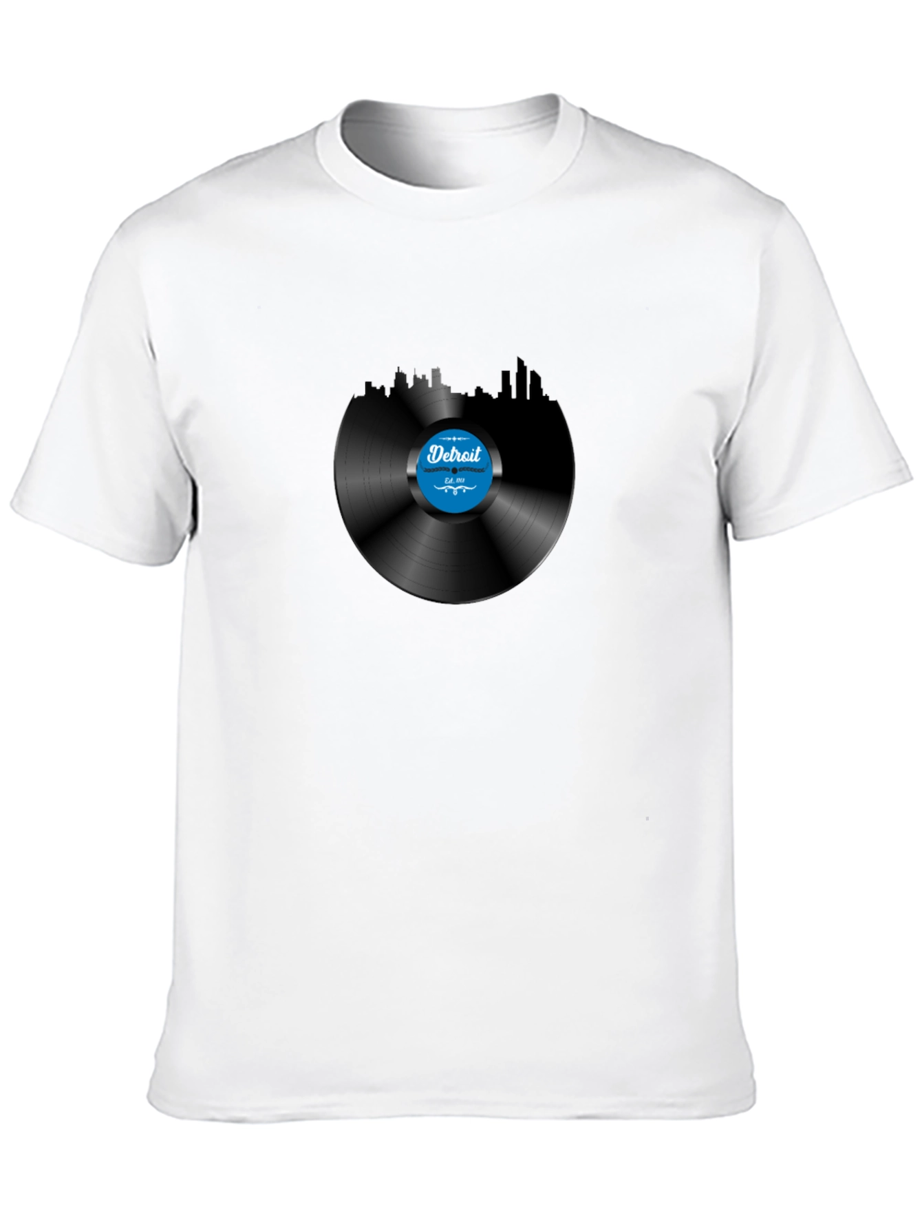 Detroit Vinyl Record Graphic Tee