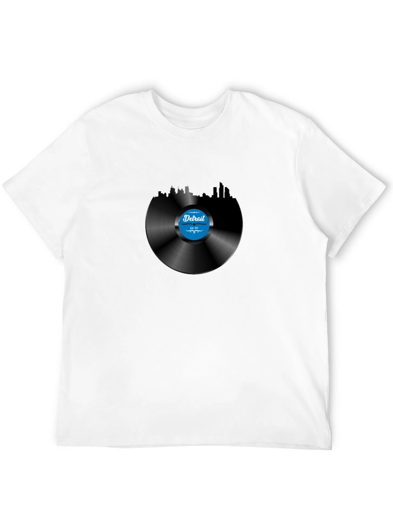 Detroit Vinyl Record Graphic Tee