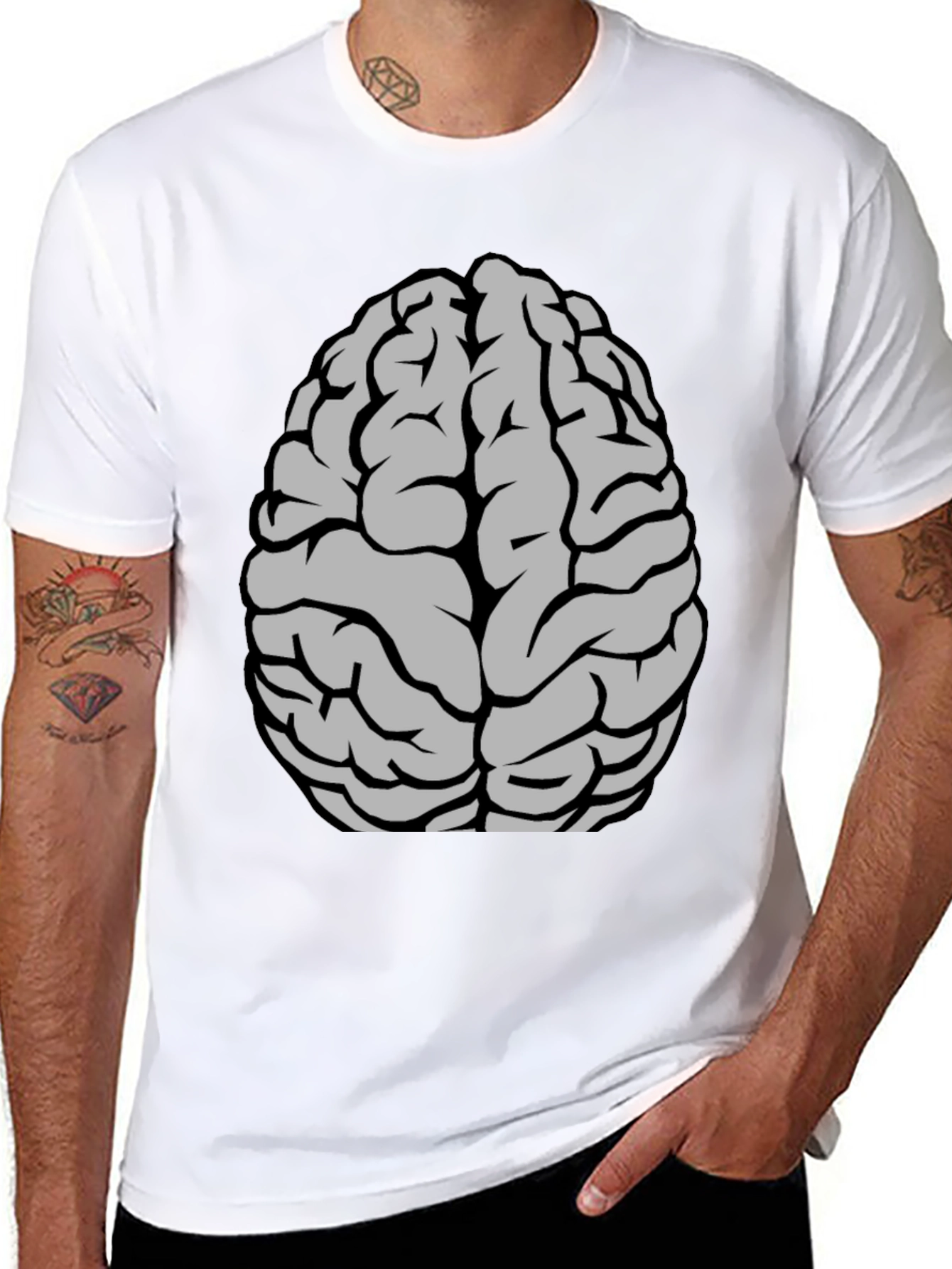 Brain Graphic T-Shirt - Clever & Comfy Tee