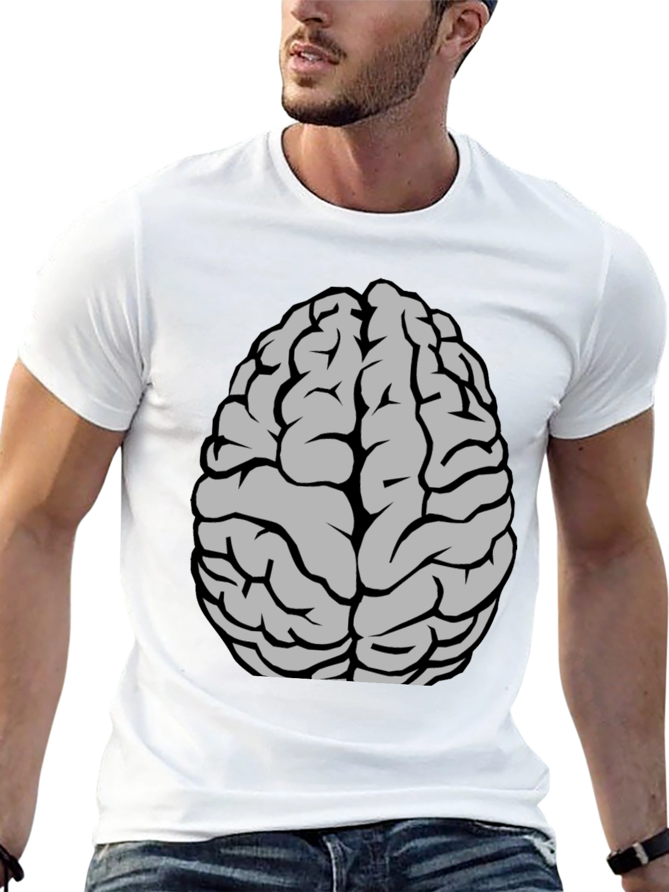 Brain Graphic T-Shirt - Clever & Comfy Tee