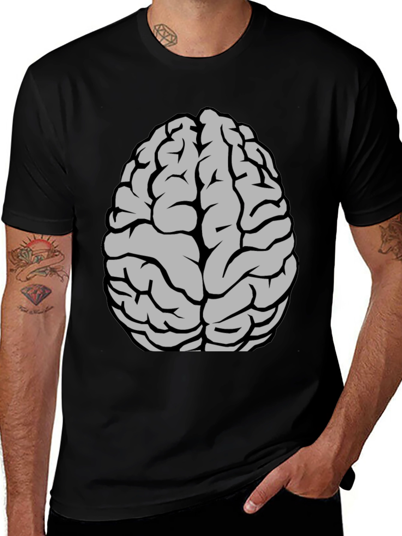 Brain Graphic T-Shirt - Clever & Comfy Tee