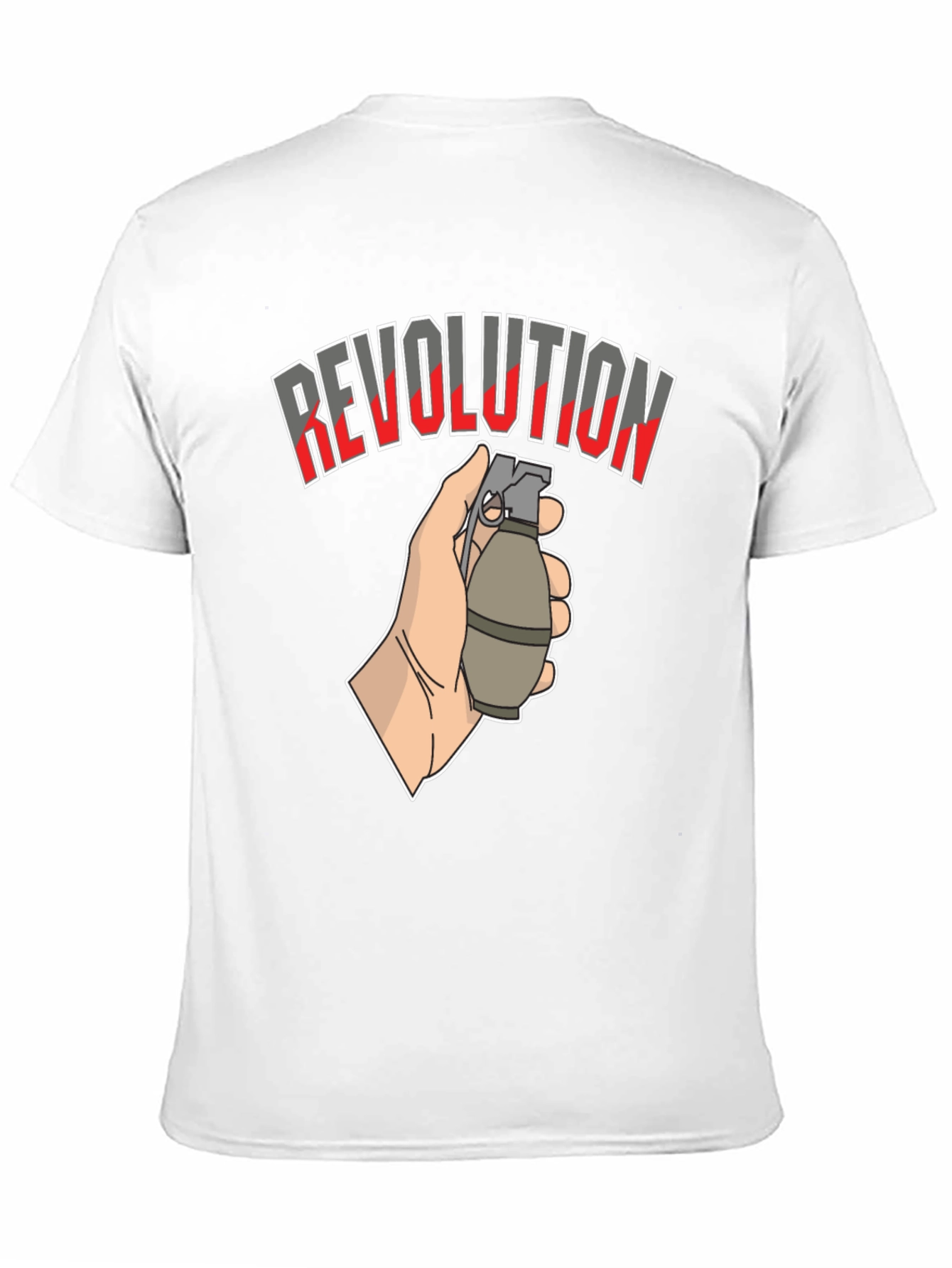Revolution Grenade Graphic T-Shirt - Black