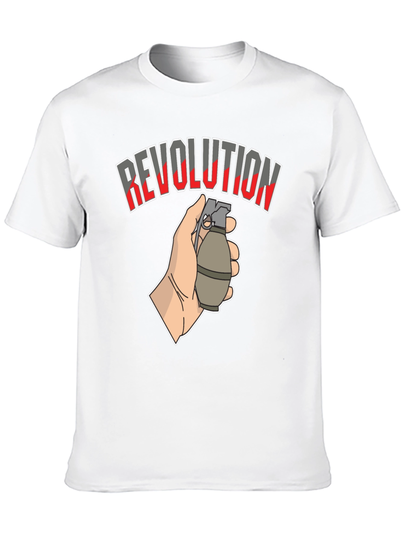 Revolution Grenade Graphic T-Shirt - Black
