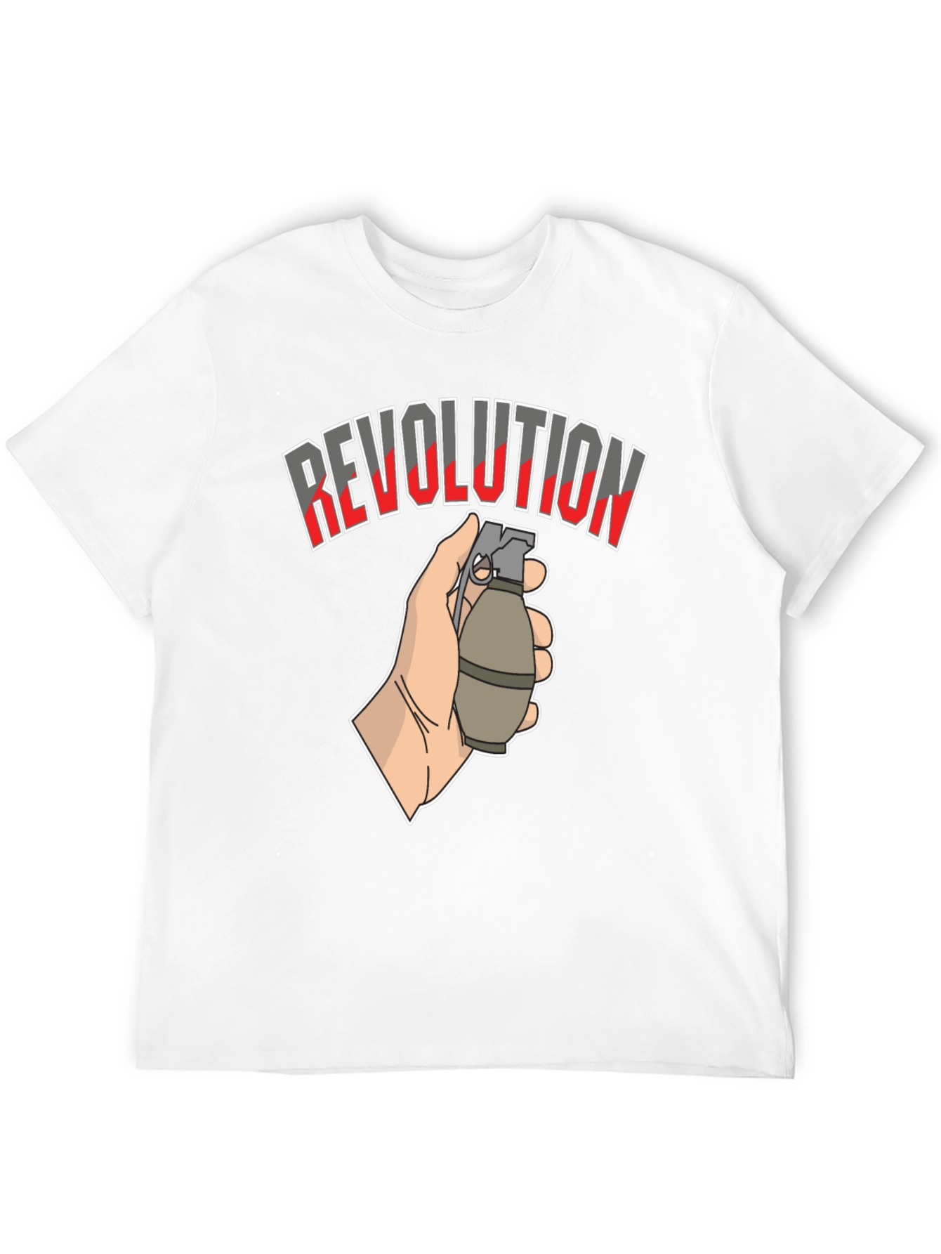 Revolution Grenade Graphic T-Shirt - Black