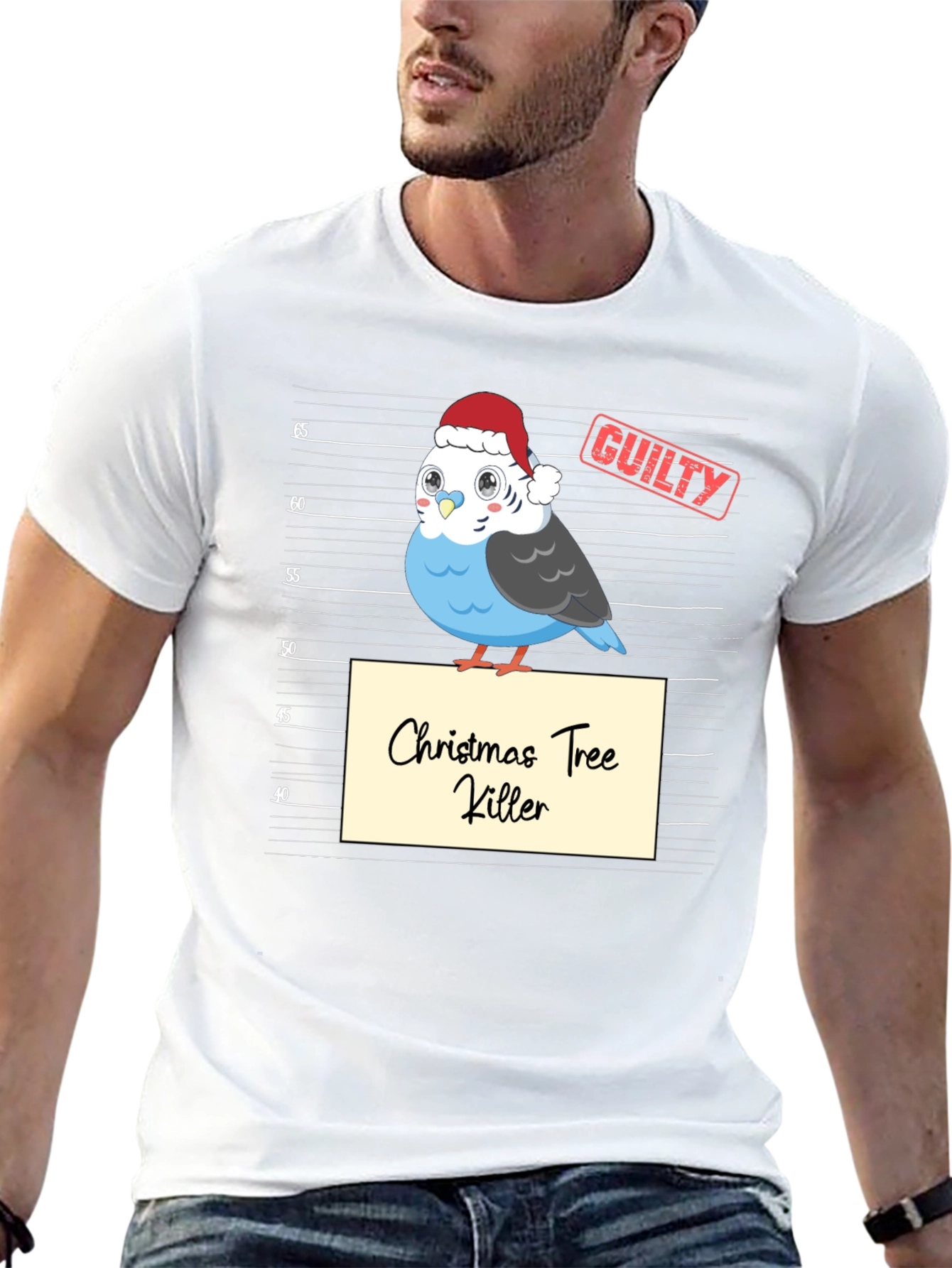 Christmas Tree Killer Bird T-Shirt