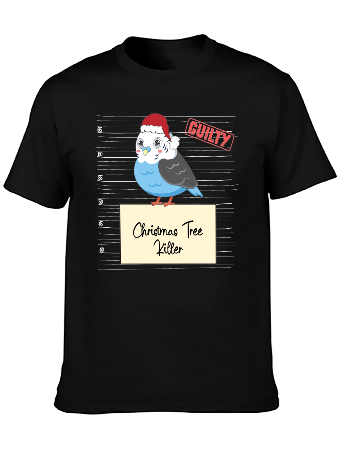 Christmas Tree Killer Bird T-Shirt