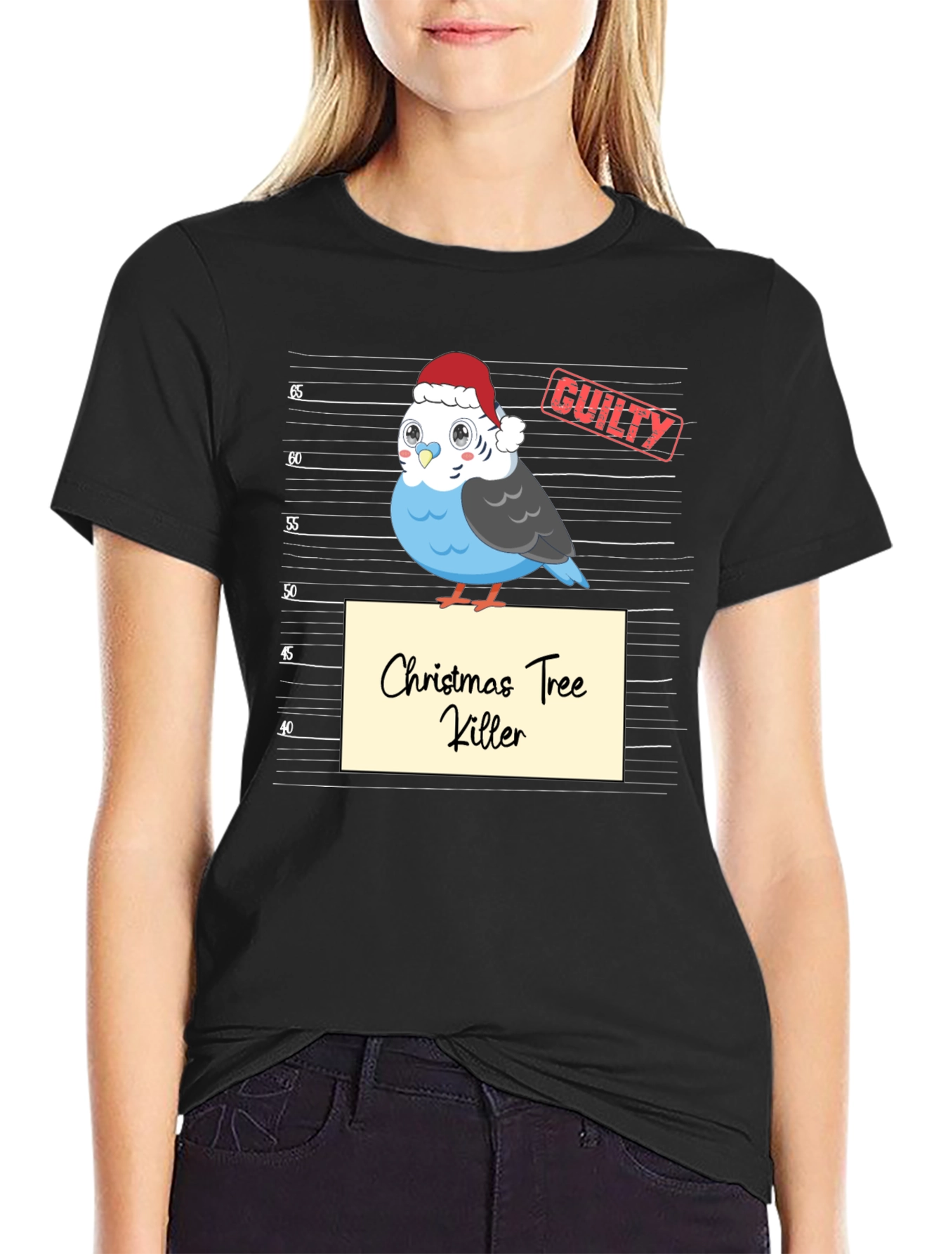 Christmas Tree Killer Bird T-Shirt
