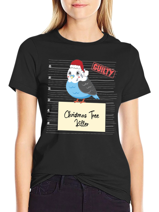 Christmas Tree Killer Bird T-Shirt