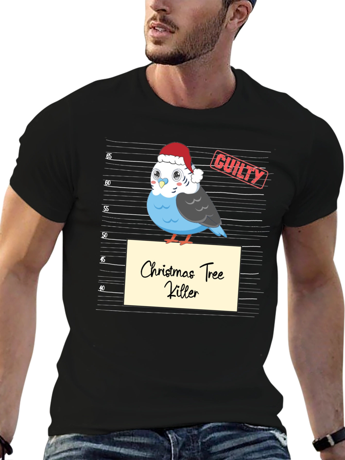 Christmas Tree Killer Bird T-Shirt