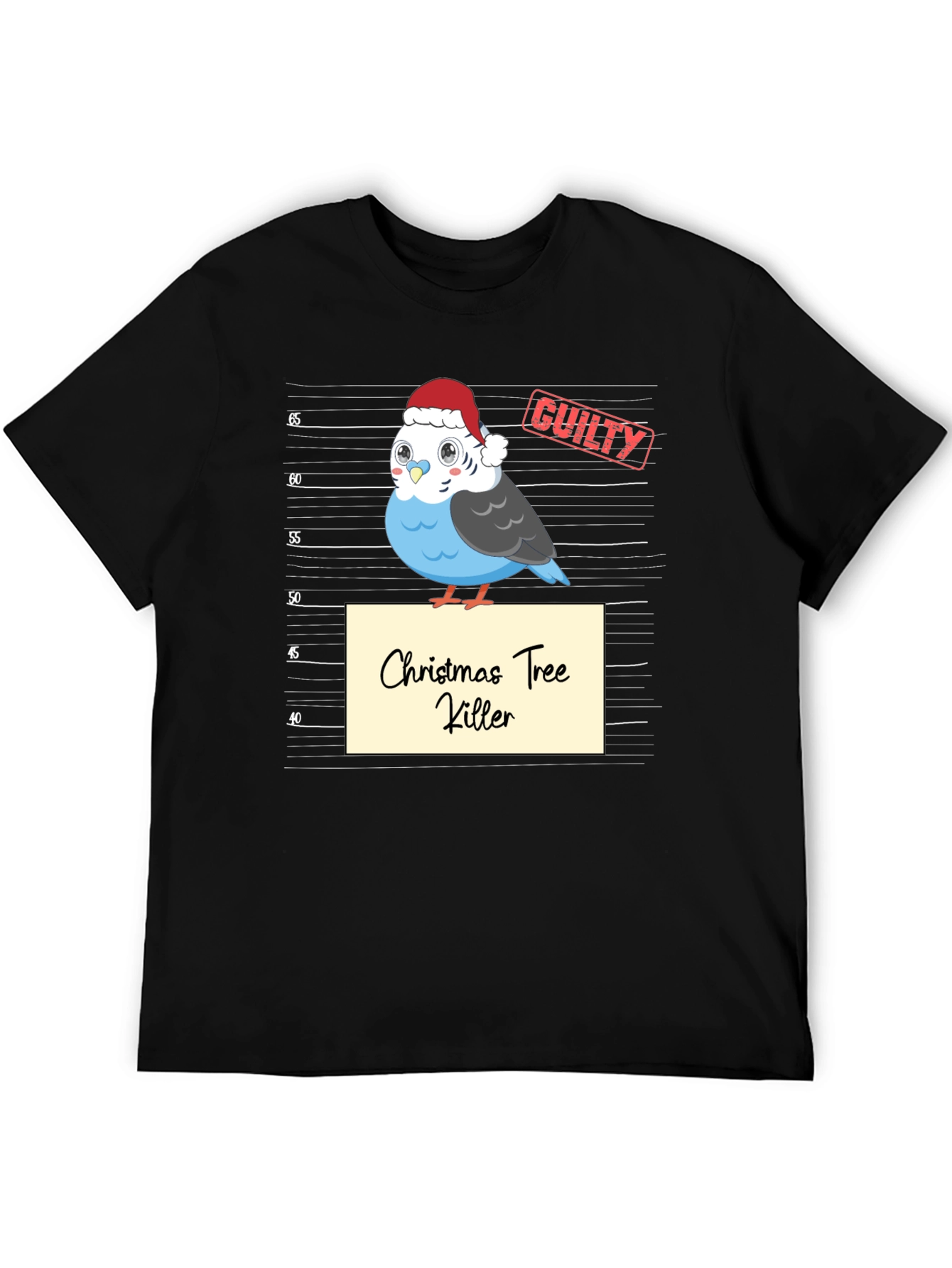 Christmas Tree Killer Bird T-Shirt