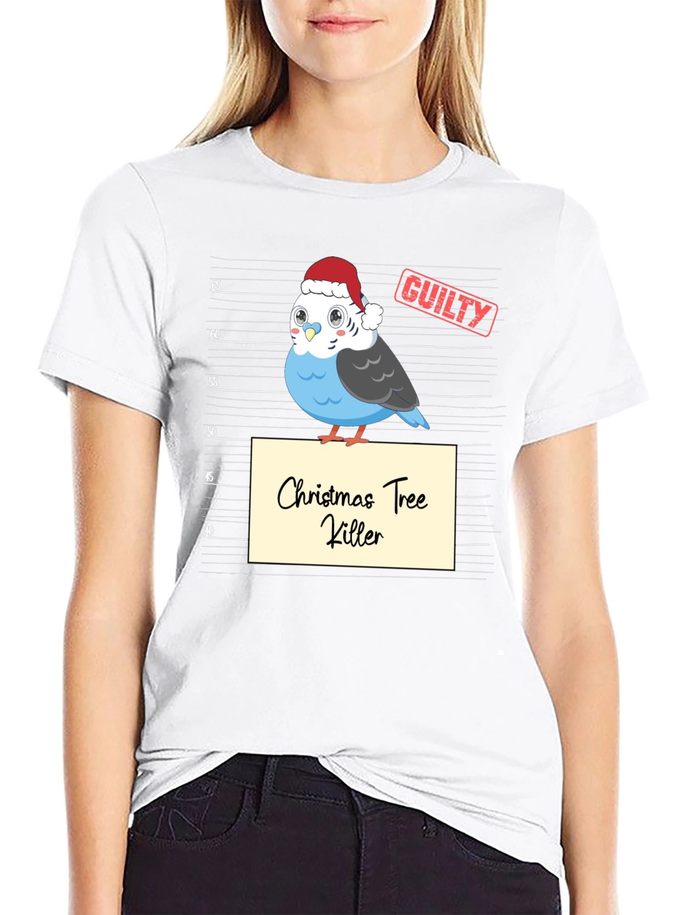 Christmas Tree Killer Bird T-Shirt