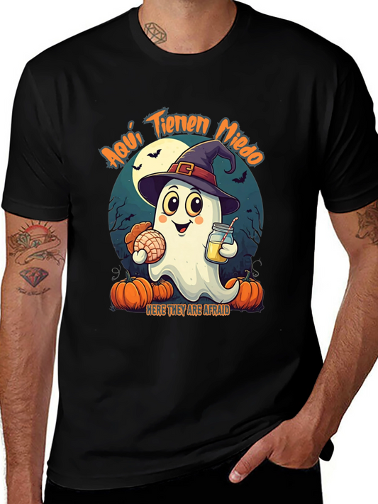 Halloween Ghost T-Shirt - Aquí Tienen Miedo