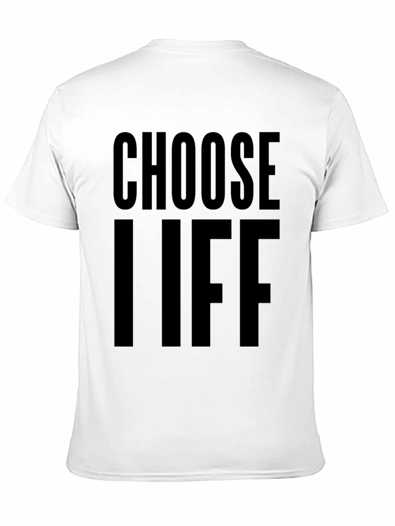 Choose Life Graphic Tee - Soft Cotton Blend Shirt