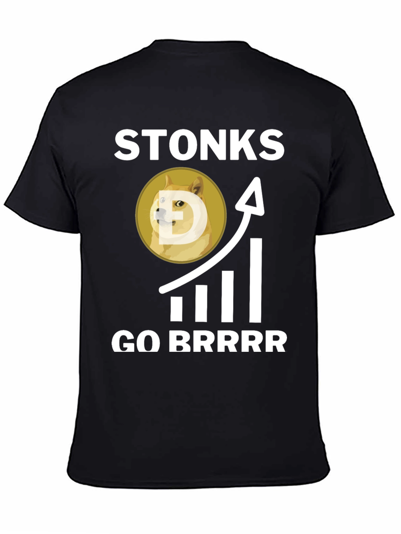 Stonks Go Brrrr Dogecoin Meme T-Shirt