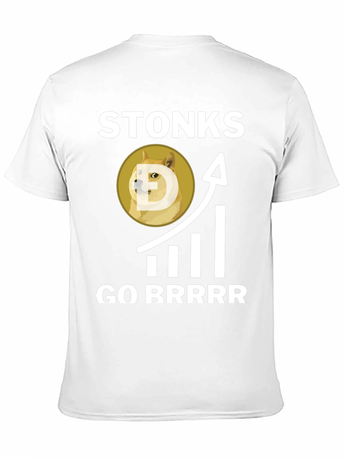 Stonks Go Brrrr Dogecoin Meme T-Shirt