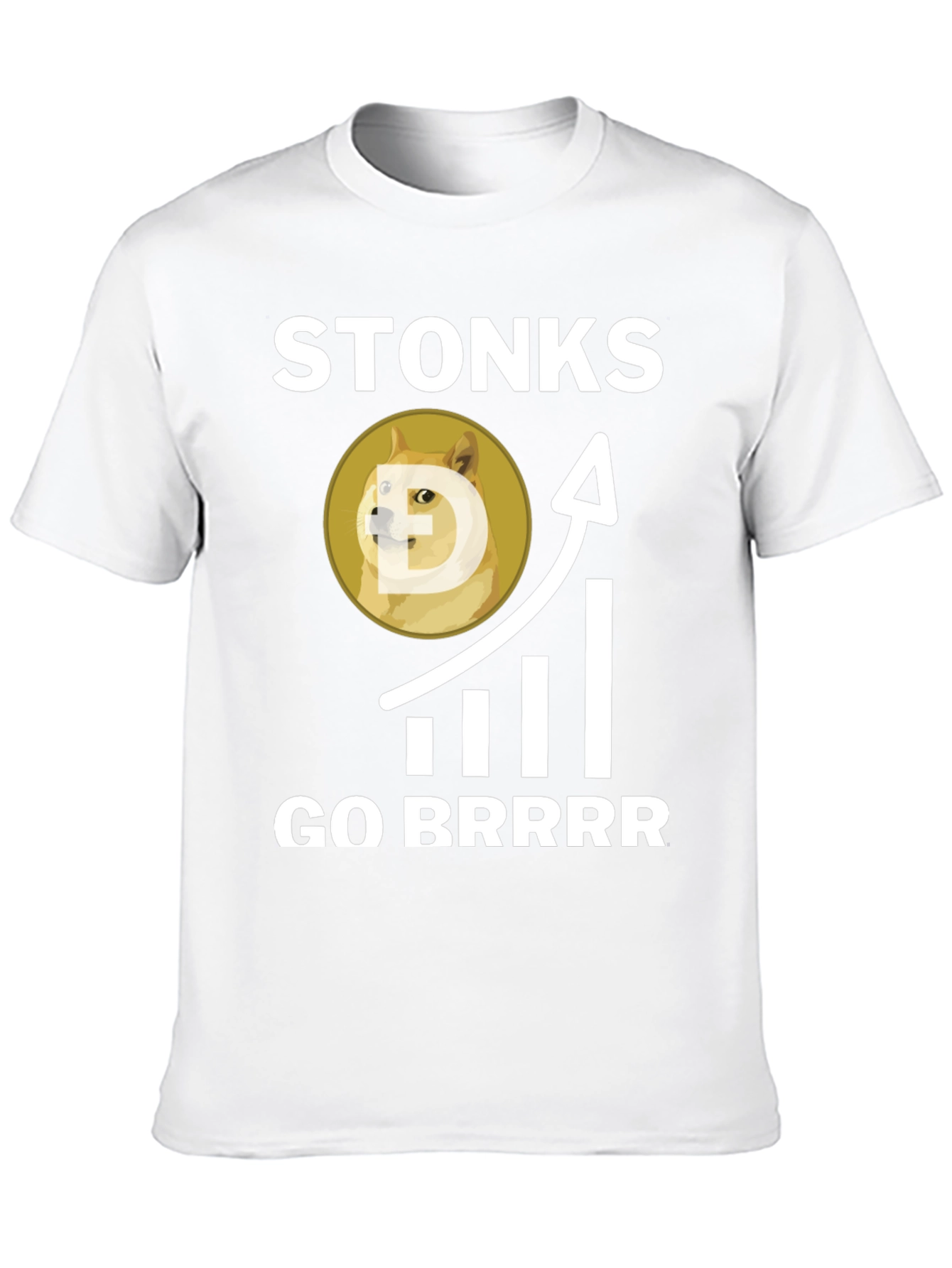 Stonks Go Brrrr Dogecoin Meme T-Shirt