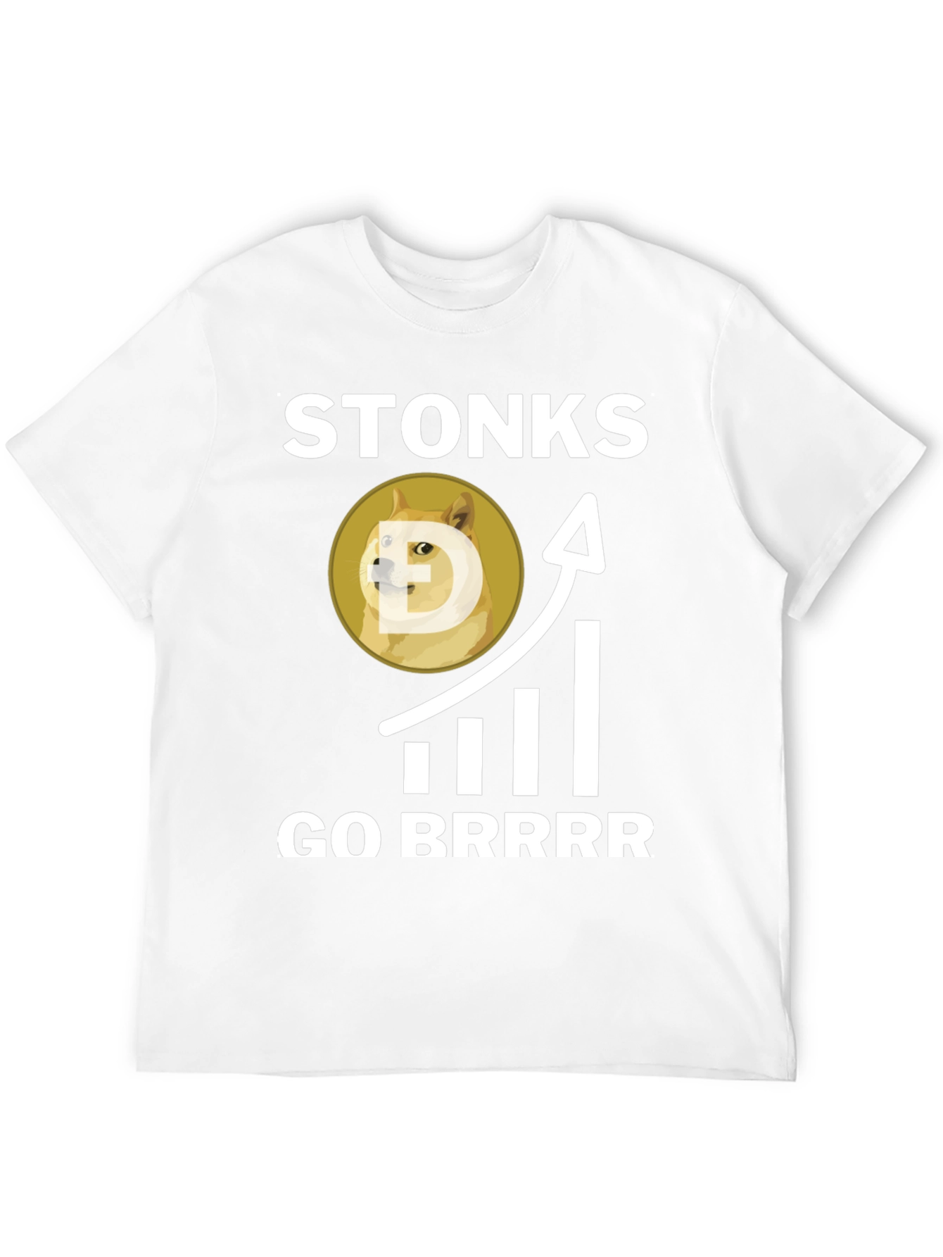 Stonks Go Brrrr Dogecoin Meme T-Shirt