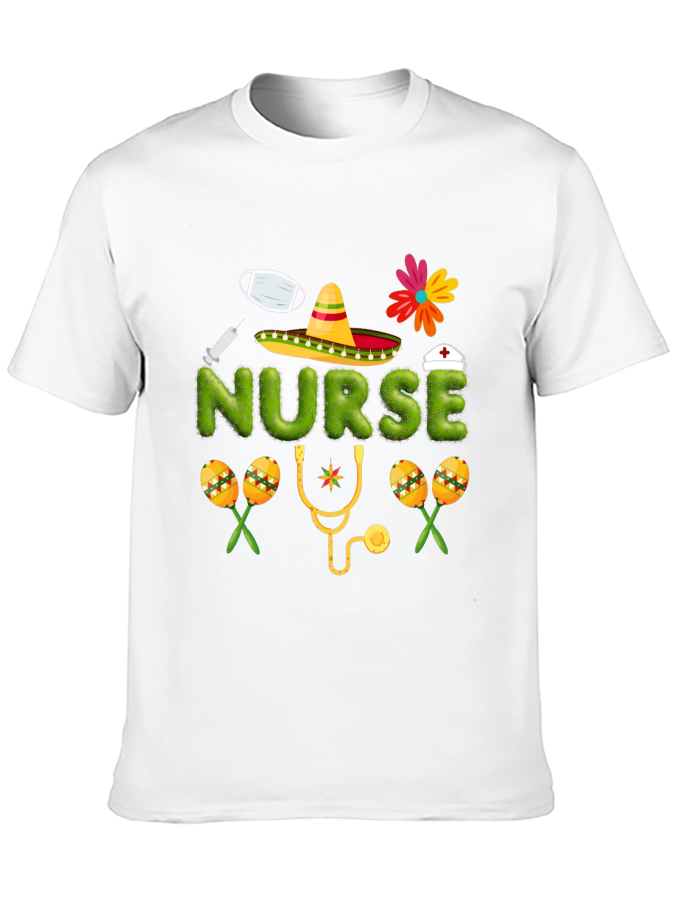 Cinco de Mayo Nurse T-Shirt - Festive Healthcare Apparel
