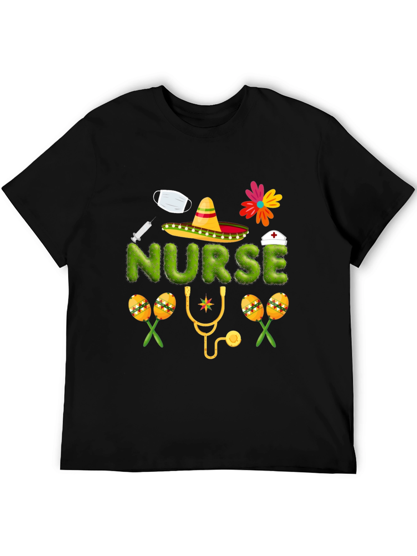 Cinco de Mayo Nurse T-Shirt - Festive Healthcare Apparel