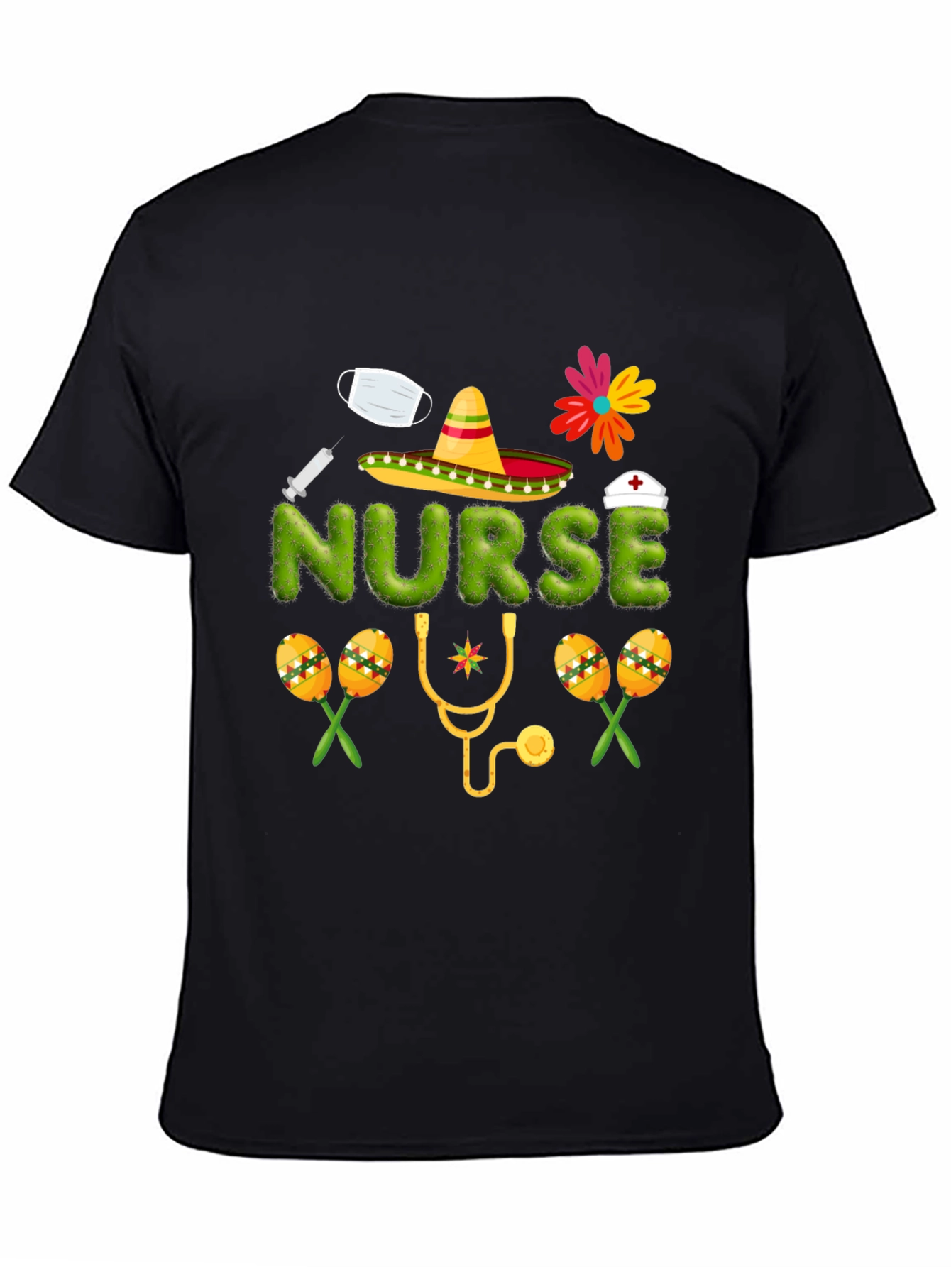 Cinco de Mayo Nurse T-Shirt - Festive Healthcare Apparel