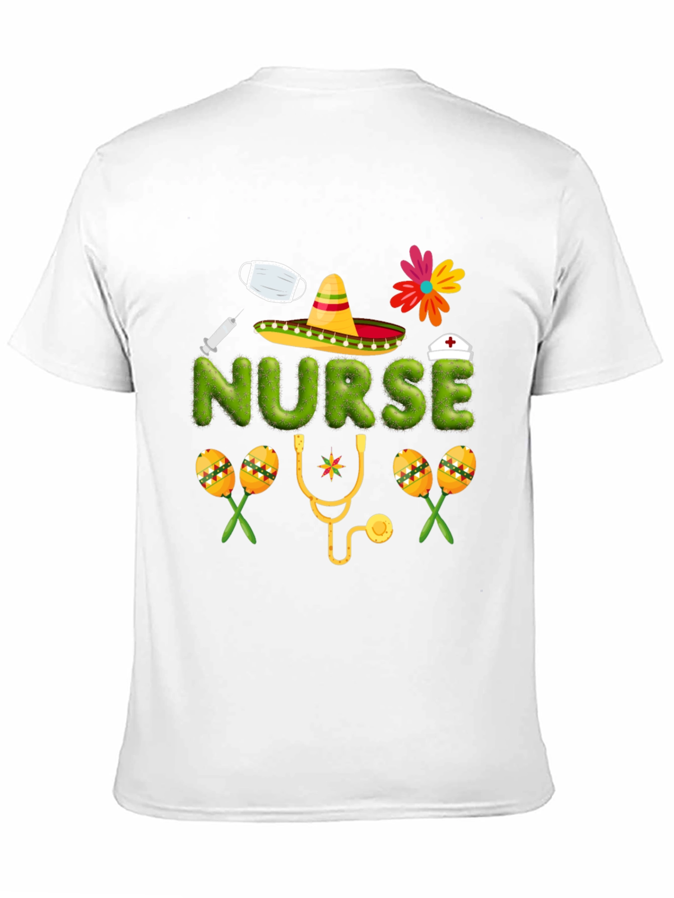 Cinco de Mayo Nurse T-Shirt - Festive Healthcare Apparel