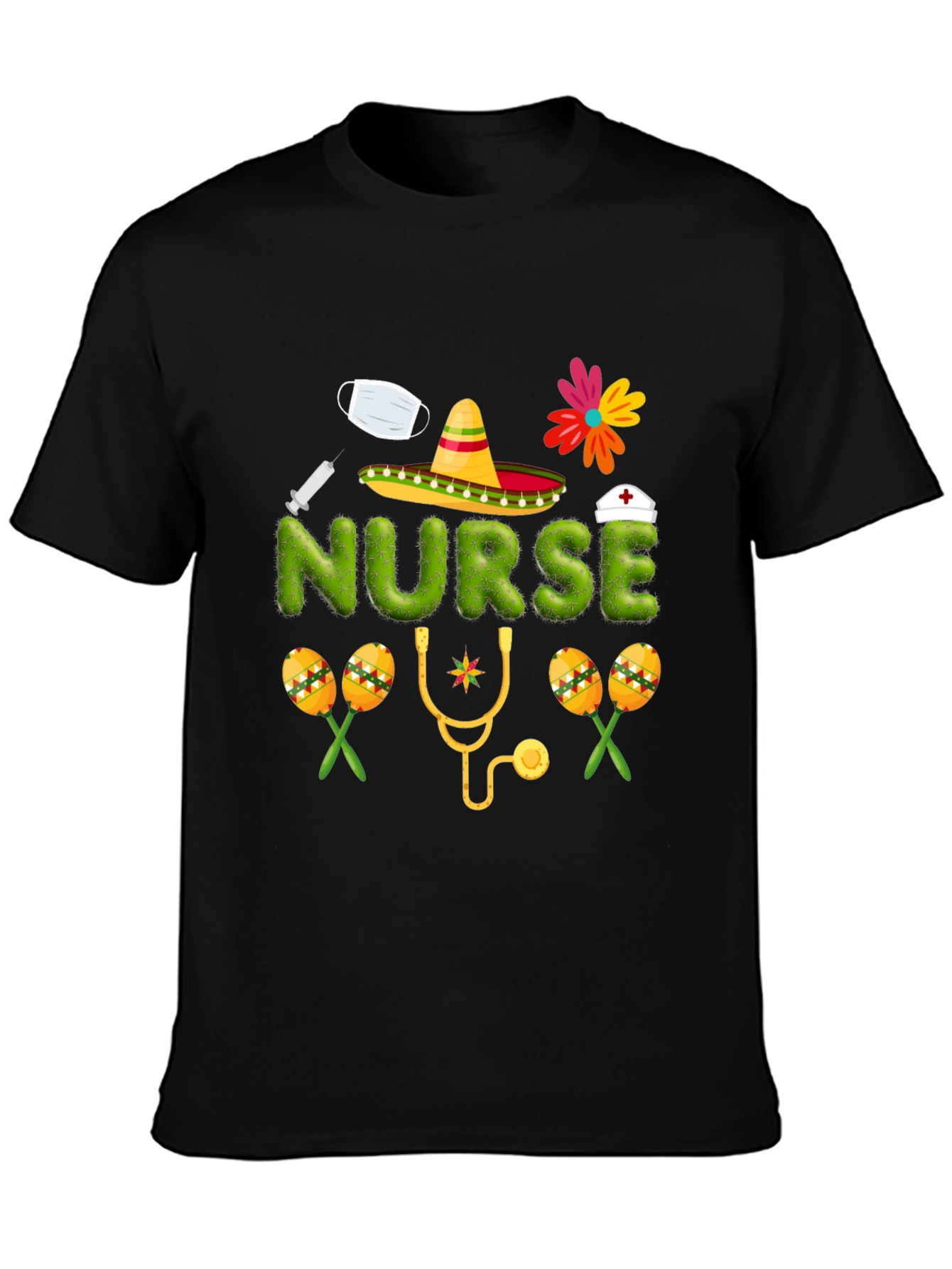 Cinco de Mayo Nurse T-Shirt - Festive Healthcare Apparel