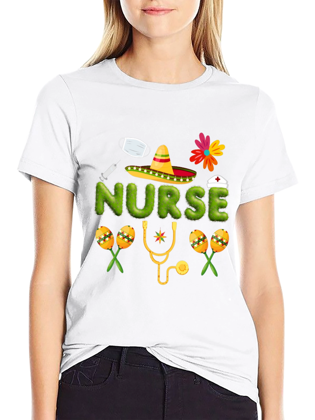 Cinco de Mayo Nurse T-Shirt - Festive Healthcare Apparel