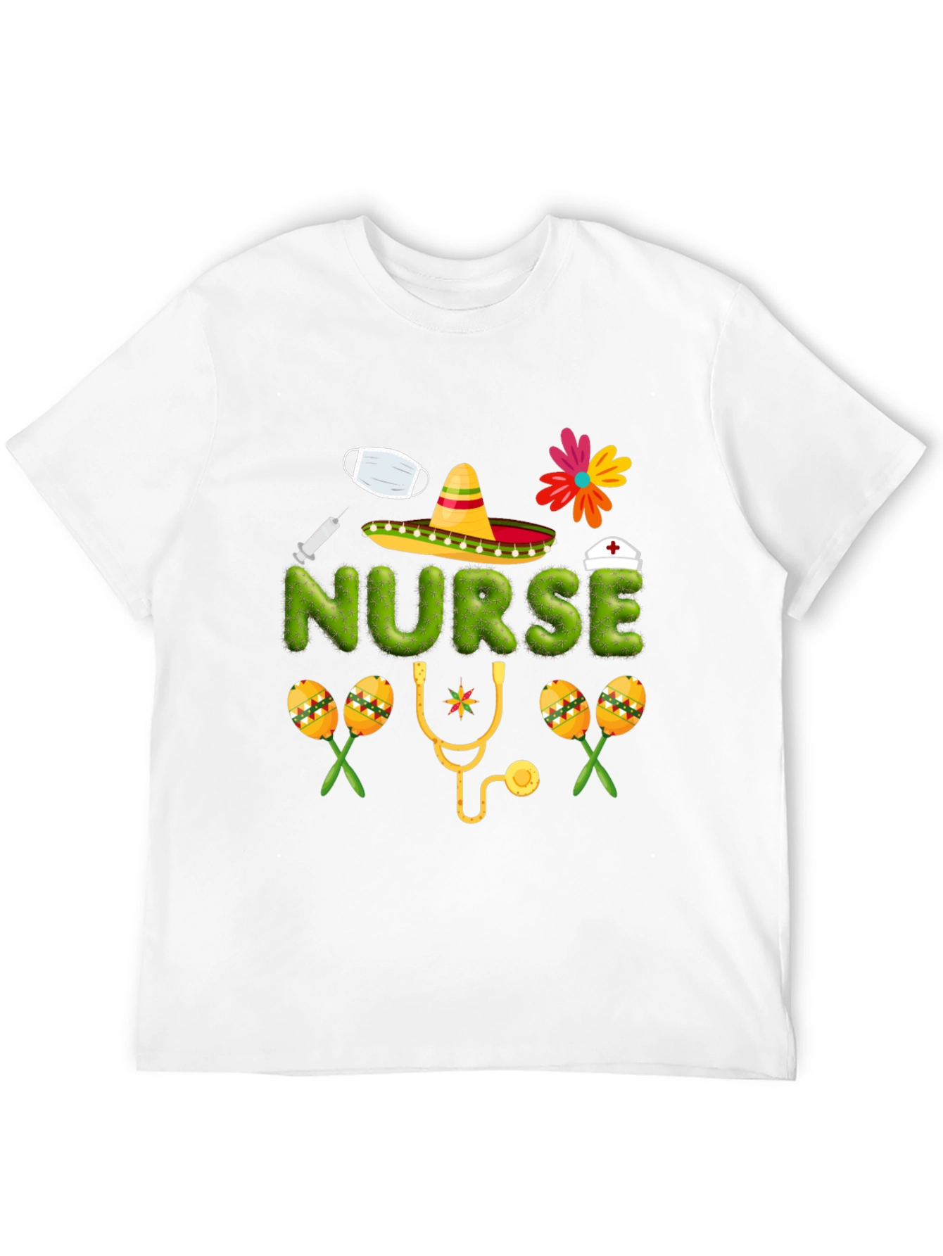 Cinco de Mayo Nurse T-Shirt - Festive Healthcare Apparel