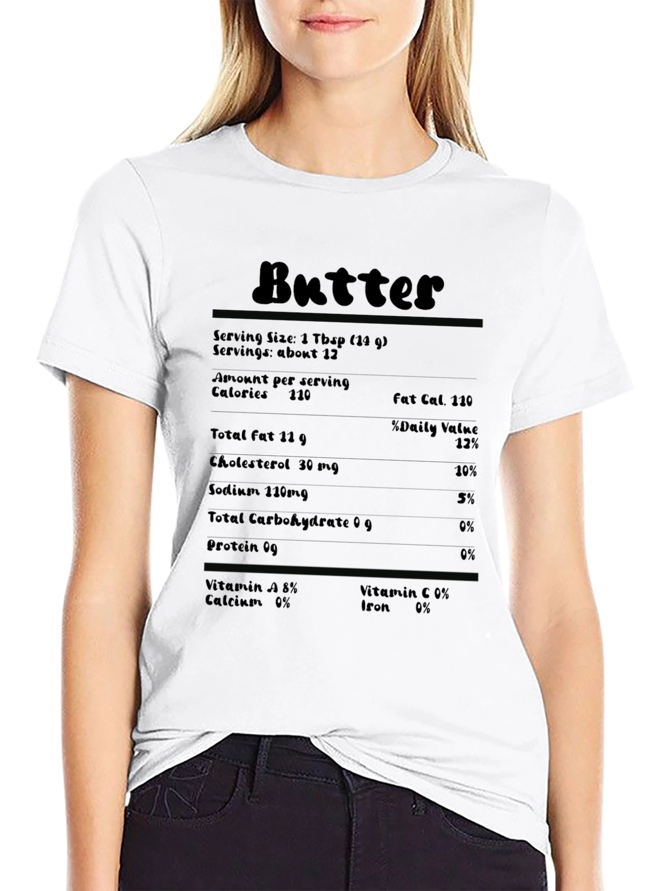 Butter Nutrition Facts T-Shirt