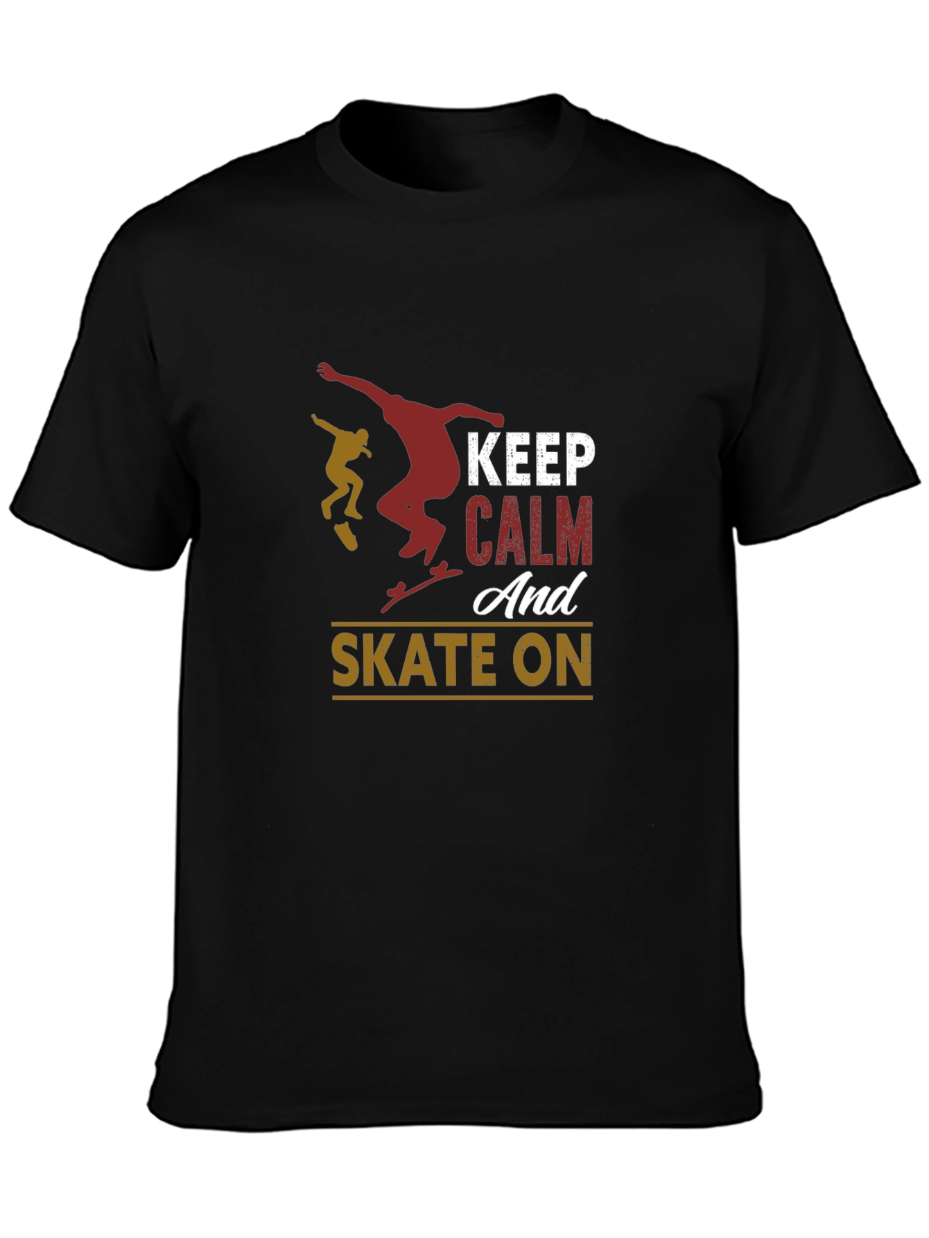 Keep Calm and Skate On T-Shirt